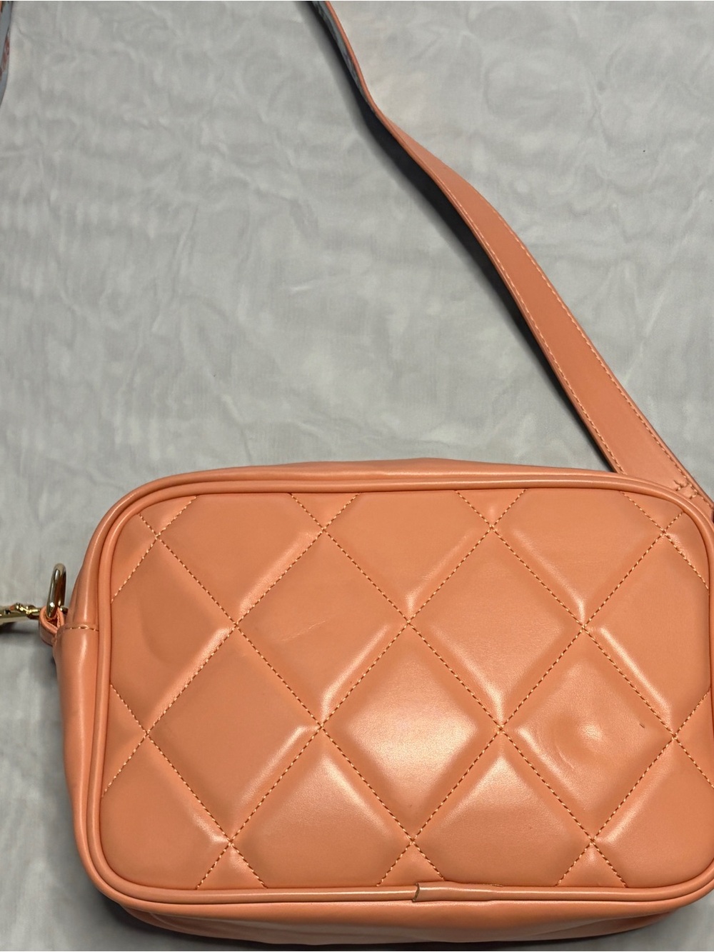 Disney Mary Blair Alice in Wonderland Quilted Crossbody Bag Coral - Picture 7 of 13